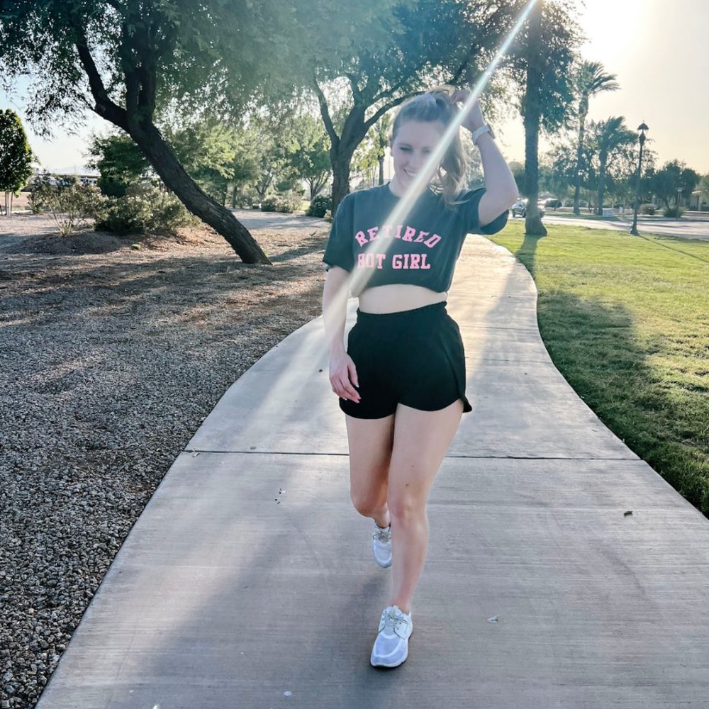 black athletic shorts